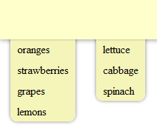Drop-down menus with multiple shadow levels so menus look like they're closer to the background